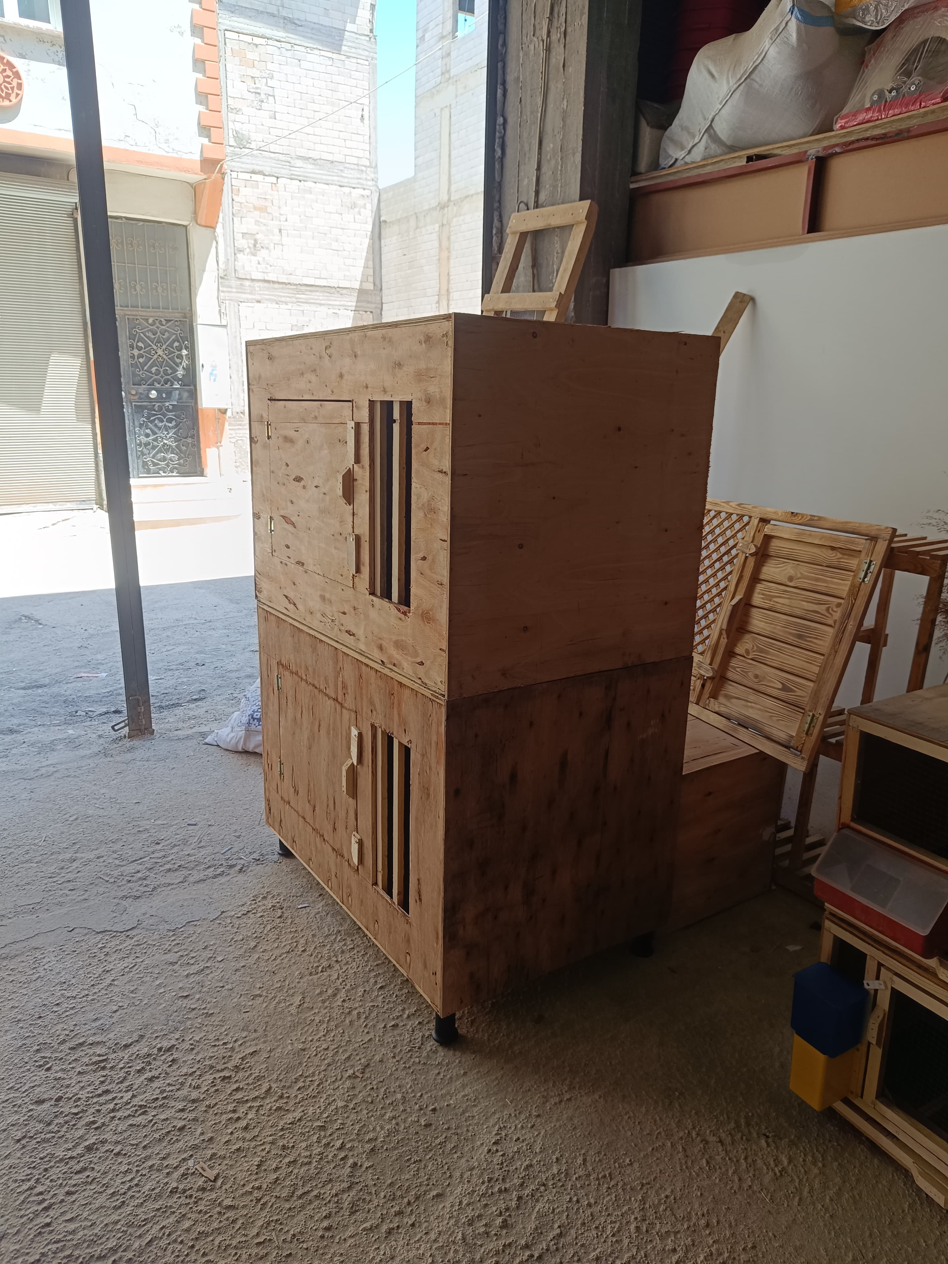 KAPALI HİNT HOROZ KAFESİ 2 ADET küçük görsel