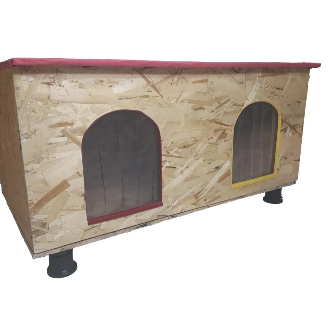 DIŞ MEKAN KEDİ EVİ BARINAK ÇİFT GÖZLÜ BÜYÜK BOY küçük görsel